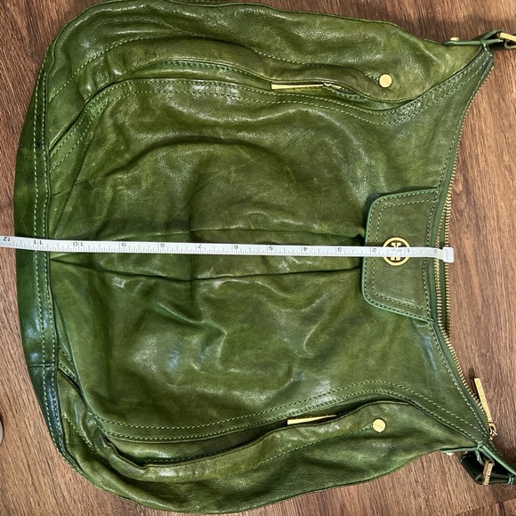 Tory Burch Green Leather Hobo - Picture 4 of 11